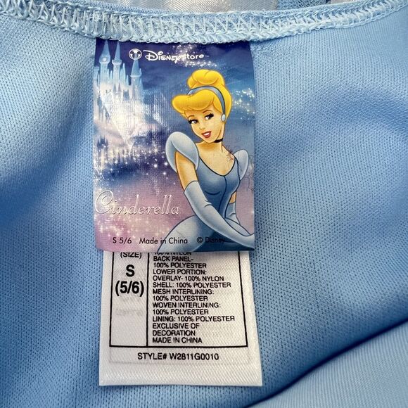 Cinderella Princess Costume Dress – Sparkly Blue Ball Gown - Picture 10 of 10